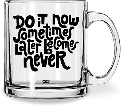 Daddy dream NEW-RunningInspirationPrintedClear-1544 Ceramic Coffee Mug(325 ml, Pack of 3)