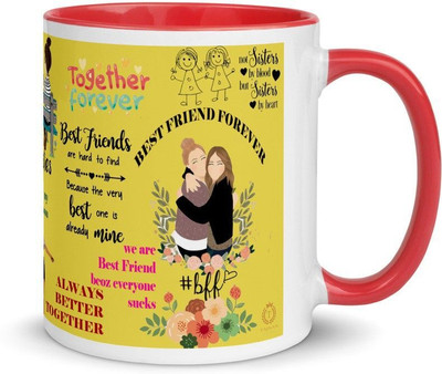 TAJNAN TAJ-FDZ-RDMUG Ceramic Coffee Mug(348 ml)