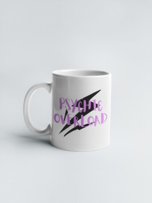 Epic Merch Phychic Overload Ceramic Coffee Mug(350 ml)