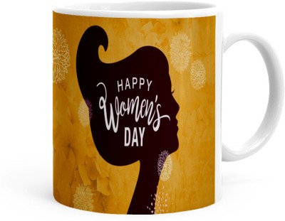 Kesri Gifts Womens Day Theme(P20w-019)-Womens Day Gift For Mom,wife,Friend Ceramic Coffee Mug(325 ml)