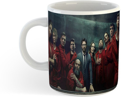 Daddy dream NEW-All Day Printed Money Heist Ceramic Coffee 25 Ceramic Coffee Mug(330 ml)