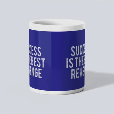 makekart Start Your Day Right: 'Believe in Yourself' Inspirational Coffee Ceramic Coffee Mug(325 ml)