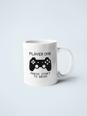 Epic Merch Ready Player 1 Ceramic Coffee Mug(350 ml)