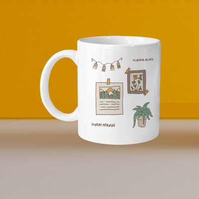 Printhorizon 101_VM Witch L Ceramic Coffee Mug(300 ml)