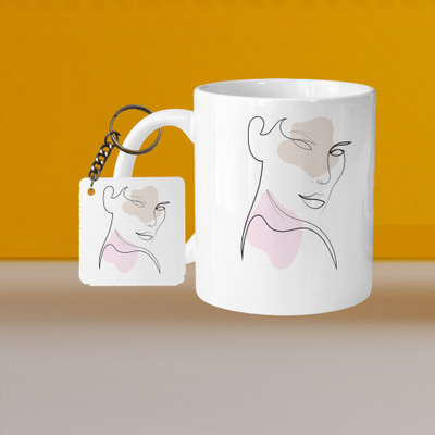 Hunter Studio 101_VM Please Don’T Touc My L-S Ceramic Coffee Mug(335 ml, Pack of 2)