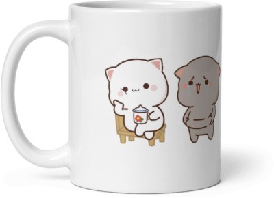 Mr UVD Crying Dudu Hungry Dudu… Beautifull Love Couple gift Ceramic Coffee Mug(350 ml)