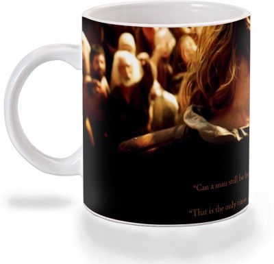 Mooch Wale Game Of Thrones Ned Execution (Brave Quote) Ceramic Coffee Mug(325 ml)