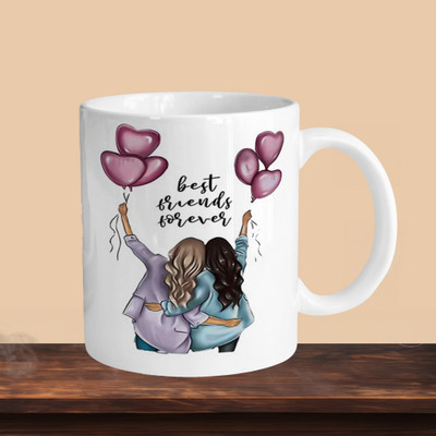 Print Ginnie 101_Best Friend Forever R Ceramic Coffee Mug(325 ml)