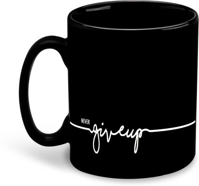 Daddy dream NEW-NeverGiveUpInspiration-250 Ceramic Coffee Mug(325 ml, Pack of 3)