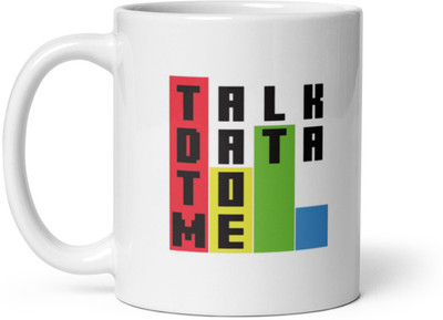 Dr Farfar Talk Data To Me Ceramic Coffee Mug(350 ml)