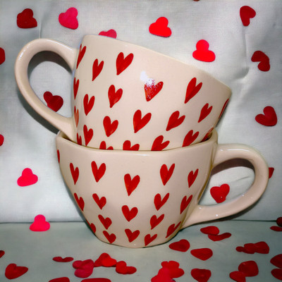 ceramagia CERAMIC COFFEE MUG Ceramic Coffee Mug(200 ml, Pack of 2)