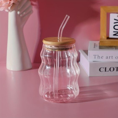 Artifice Glass Milk Container  - 500 ml(Clear)