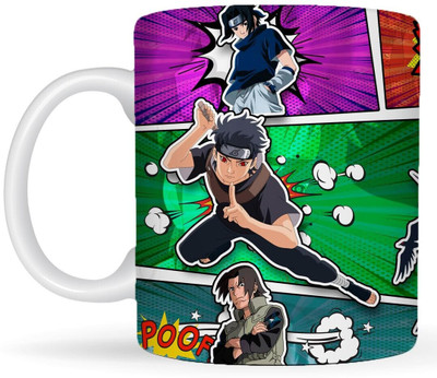 Daddy dream NEW-Naruto Anime Uchiha Clan Printed (350 ml) Coffee, (Uchiha-2) A-76 Ceramic Coffee Mug(325 ml)