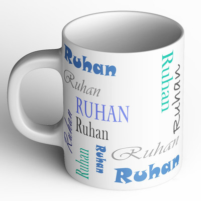 Abaronee NEW_Ruhan b005 in name Ceramic Coffee Mug(350 ml)