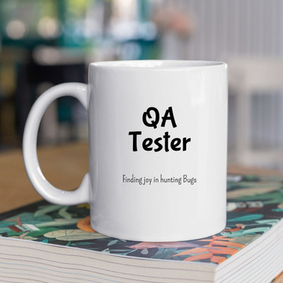 Moon Glow Inspirations QA Tester Ceramic Coffee Mug(325 ml)