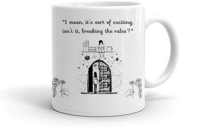 Clapcart I mean, it's sort of exciting. Designer Printed Ceramic Coffee Mug(325 ml)