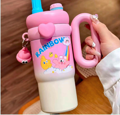 Tiny Treasure Wraps Steel Tumbler (SS) 900ML Stainless Steel Tumbler(900 ml)