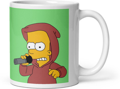Mr UVD Singing Yellow Man_MUGG Ceramic Coffee Mug(350 ml)