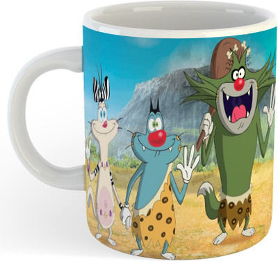 Daddy dream NEW-All Day Printed Oggy And The Cockroches Kids Ceramic Coffee 15 Ceramic Coffee Mug(325 ml)