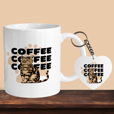VMSHOPPINGMART 101_Coffee R-H Ceramic Coffee Mug(330 ml, Pack of 2)