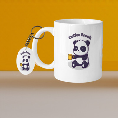 Print Ginnie 101_VM Cat Face L-O Glass Coffee Mug(325 ml)