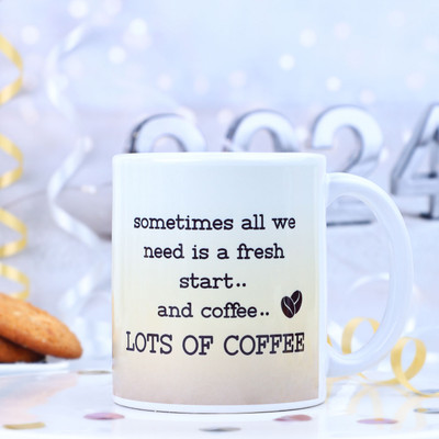 FNP New Year Beginning Ceramic Coffee Mug(325 ml)