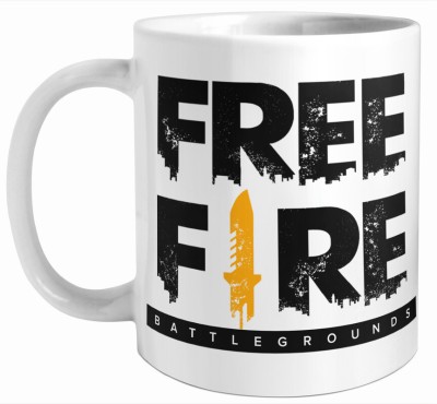 RAJEEC Free Fire DJ Alok Ceramic Coffee FFID18 Ceramic Coffee Mug(330 ml)