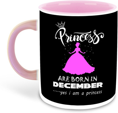 FLEXERSTYLE NEW2025-Mug PrincessarebornDEC-CM-325 ml pack of 1 _NEW Ceramic Coffee Mug(325 ml)