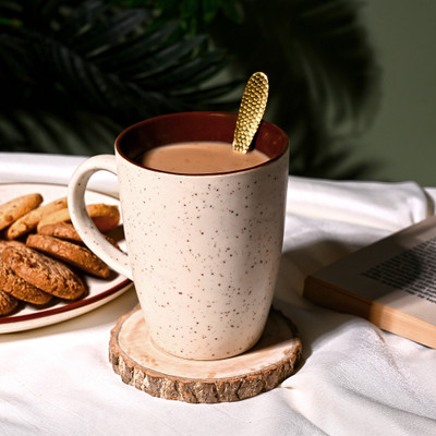 Storepedia Ceramic Tea Cup & Coffee 300ML Single Set of 1 Coffee Cup Ideal for Gift Ceramic Coffee Mug(300 ml)