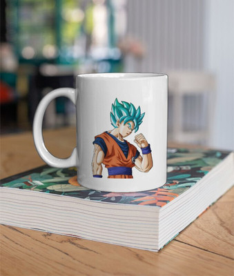 AaltuFaltu Goku Super Saiyan Blue - Coffee | Premium Quality Gift Ceramic Coffee Mug(330 ml)