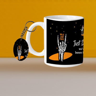 VM MALL 101_VM K Letter 02 L-O Ceramic Coffee Mug(325 ml)