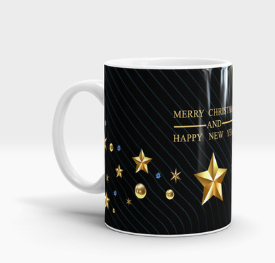 Fifth and Moon CH-38A Ceramic Coffee Mug(320 ml, Pack of 2)