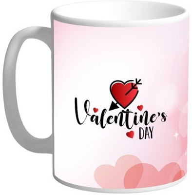 blinkNshop Valentines Day Cute Rabbit Love Ceramic Coffee Mug(325 ml)