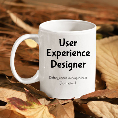 Moon Glow Inspirations User Experience Designer Ceramic Coffee Mug(325 ml)