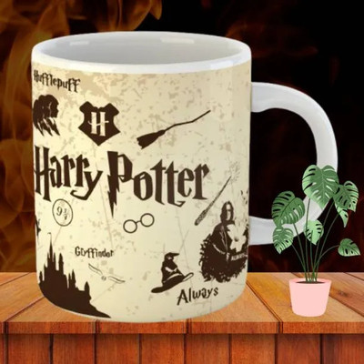 Manorath Harry Potter Map Design Premium for Daily Use,Perfect for Hot Beverages Ceramic Coffee Mug(345 ml)