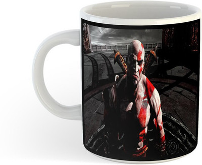 MME All Day New Printed God Of War Ceramic Coffee 16_New Ceramic Coffee Mug(330 ml)
