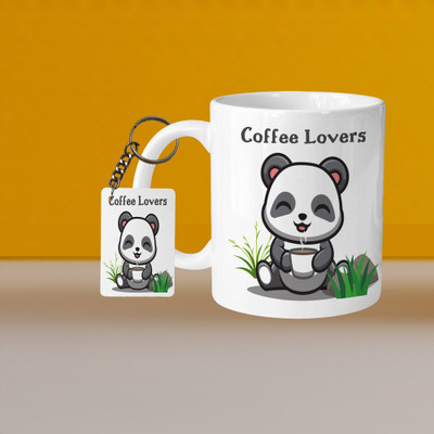 VMSHOPPINGMART 101_VM Hey There L-R Ceramic Coffee Mug(330 ml, Pack of 2)