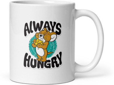 Mr UVD Always Hungry Jerry_MUGG Ceramic Coffee Mug(350 ml)