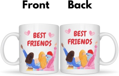 MITTRA Best Friend Forever Ceramic Coffee Mug(330 ml)