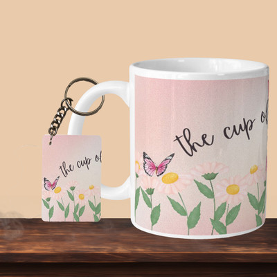 Printhorizon 101_The Cup Of Inspiration L-R Ceramic Coffee Mug(330 ml)