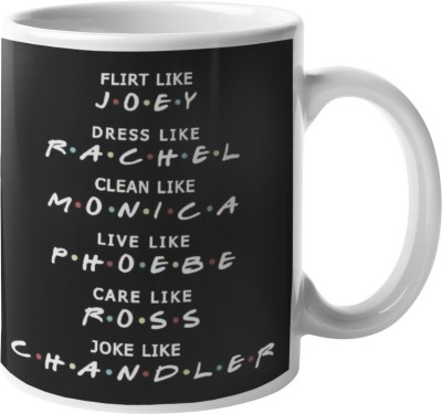 FOKAT Friends Netflix Show Name Hard Quality Premium Printed Ceramic Coffee Mug(325 ml)