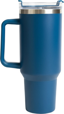 JR TECH INC JR 1200ML Stainless Steel Tumbler with Handle & Lid, 2 Straws Stainless Steel Tumbler(1200 ml)