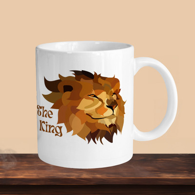 Print Ginnie 101_She King R Ceramic Coffee Mug(325 ml)