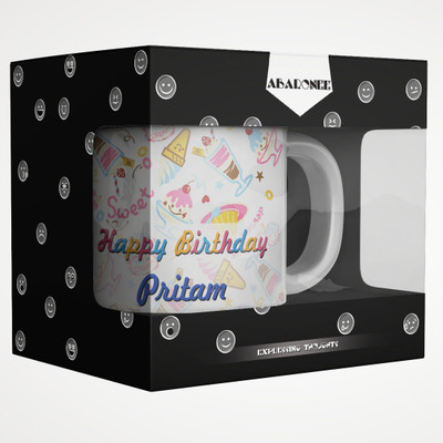 Abaronee 1010_Pritam Happy Birthday b002 Ceramic Coffee Mug(350 ml)