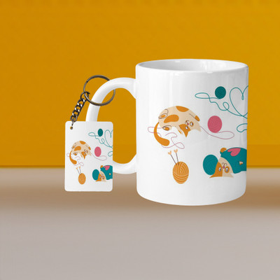 VMSHOPPINGMART 101_VM Be My Valentine L Ceramic Coffee Mug(300 ml, Pack of 2)