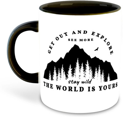 FLEXERSTYLE NEW2025-Mug TravelMix3-CM-325 ml pack of 1 _NEW Ceramic Coffee Mug(325 ml)