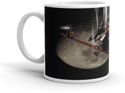 Tanisha Craft happy helloween printed Gift for Kids/ Gift for Boyfriend Ceramic Coffee Mug(330 ml)