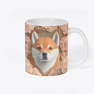 NOOROUTLET DOGS LOVER PRINTED COFFEE MUG Ceramic Coffee Mug(350 ml)