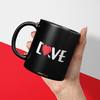 NarukaBrothers Valentine, Birthday, Anniversary day gift for Girlfriend/Boyfriend Ceramic Coffee Mug(325 ml)