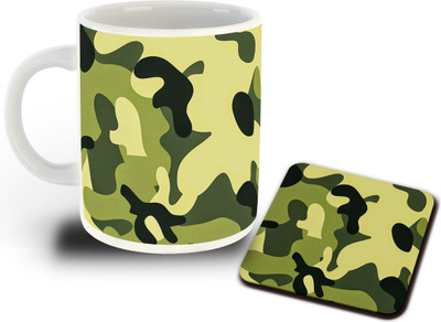 RADANYA PACK 2_CoffeeLover2-CM-1526 Ceramic Coffee Mug(352 ml, Pack of 2)